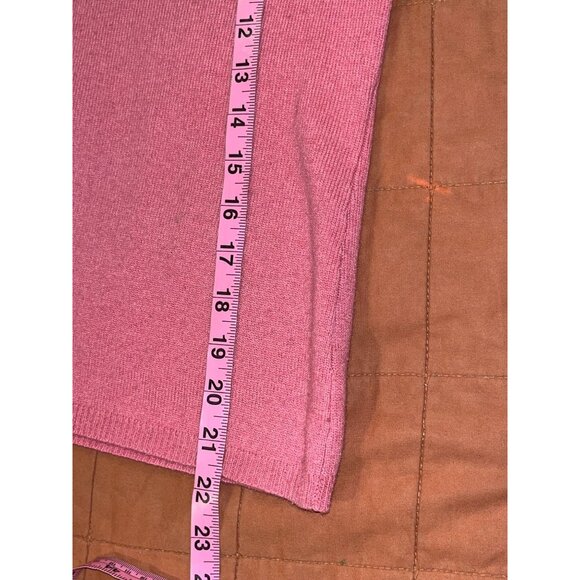 Charter Club Pink 2-Layer 100% Cashmere V-Neck Long Sleeve Sweater Women's Size - Picture 6 of 7